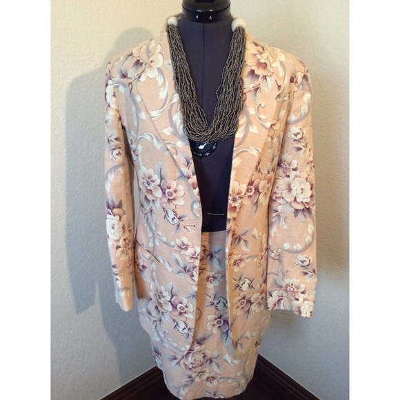 Vintage The Limited Two Piece Linen & Cotton Suit - Picture 8 of 8